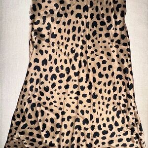 Realisation Par Black and Tan A-Line Skirt